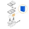 Pontec Spare Filter Foam PPI 20 Blue Medium (Part 44363)- Multiclear 15000