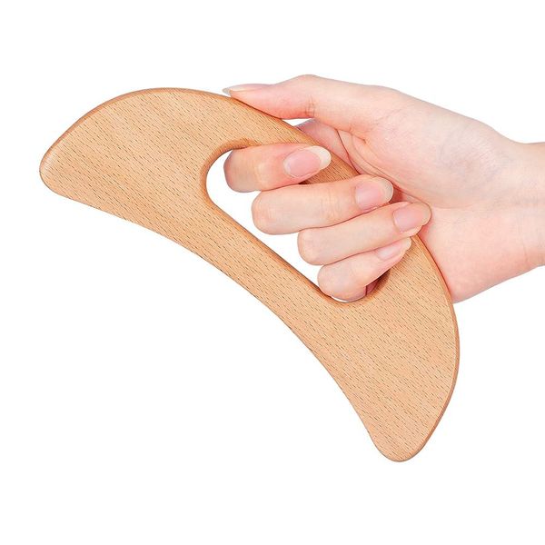 Scienlodic Gua Sha Massage Tool,Wood Therapy Massage Tools, Lymphatic Drainage Massager,Grip Scraping Board,Anti Cellulite,for Body Shaping,Muscle,Neck,Back