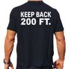 feuer1 T-Shirt Keep Back - 200 ft. with emblem on the chest - New York