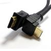 kenable HDMI 1.4 High Speed 3D TV Right Angle to Straight Plug Cable 5m