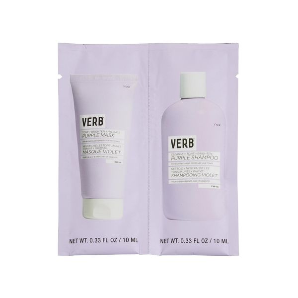 Verb Purple Shampoo & Mask Duo, 10ml Packette