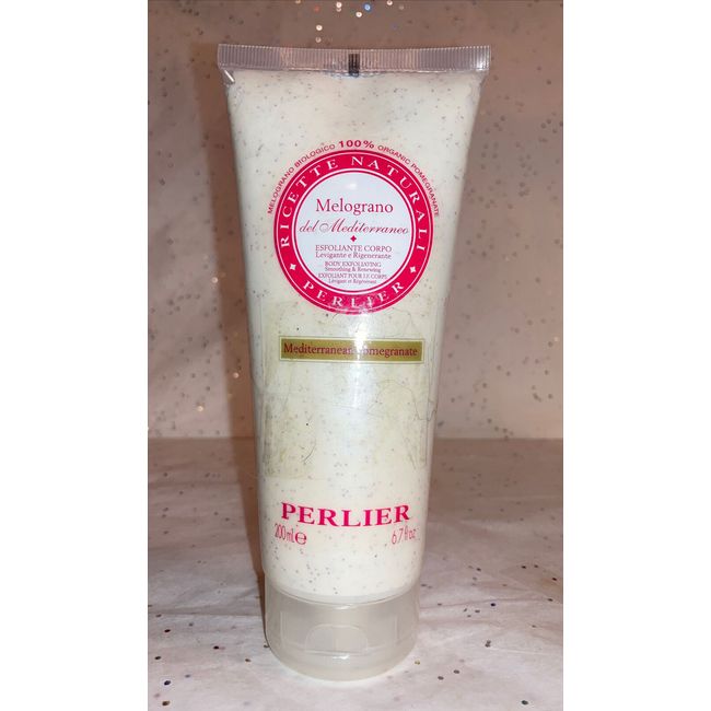 PERLIER Melograno Mediterranean Pomegranate Body Scrub Polish 6.7oz NEW SEALED