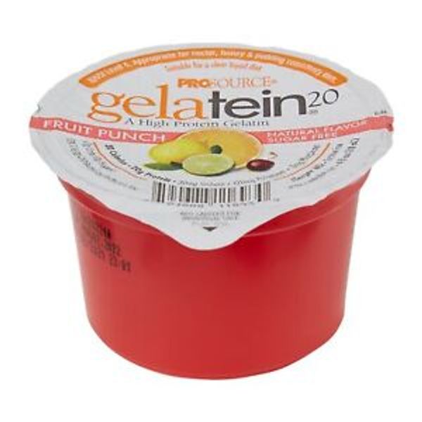 Gelatein Oral Supplement Fruit Punch 4 oz. Cup 36 Ct