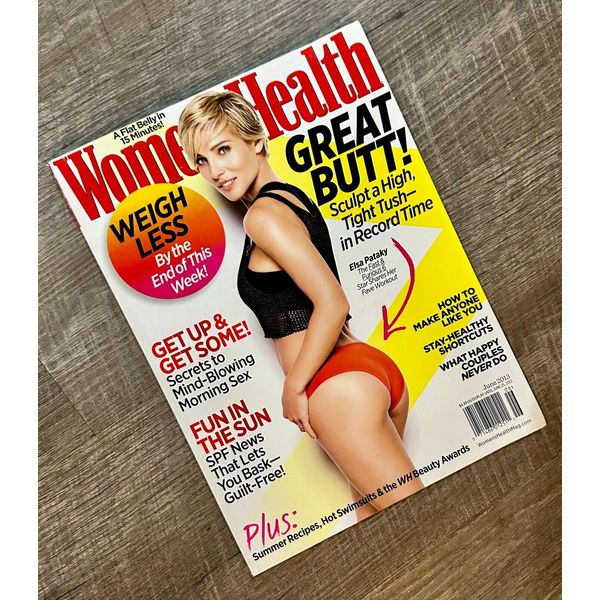 Women's Health Magazine June 2013 - Elsa Pataky Swimsuit - LIKE NEW