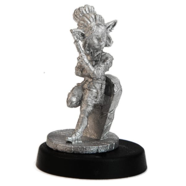 Stonehaven Miniatures Female Gnome Rogue Miniature Figure, 100% Pewter Metal - 24mm Tall - (for 28mm Scale Table Top War Games) - Made in USA