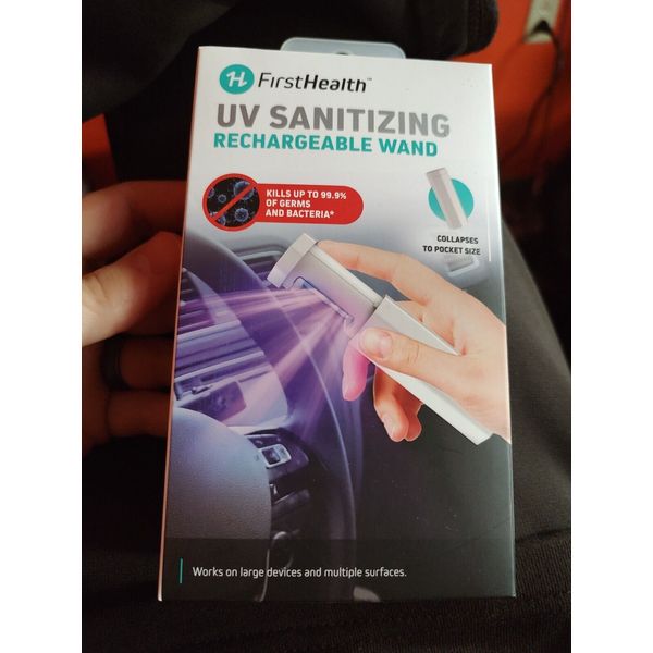 First Health  Sanitizing Pocket Wand   Kills 99.9 Bacteria
