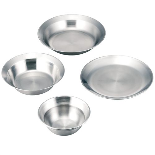 Kakusee Sola Relax Camping Bowl and Plate, Set of 4