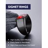 Bandmax Gemstone Signet Ring for Men, Stainless Steel, Ruby Stone, Wedding Ring, Size 13