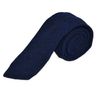 King & Priory Midnight Blue & Black Herringbone Tie