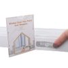 50pcs Gray Window Weep Drain Hole Cover Screen Patch Adhesive Window Screen Hole Repair Patch Kit