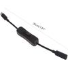 Black Power Switch USB C Male to Female Type C Extension Cable Inline On/Off Switch for Switch Cables,Inline Switch Cables and Interconnects