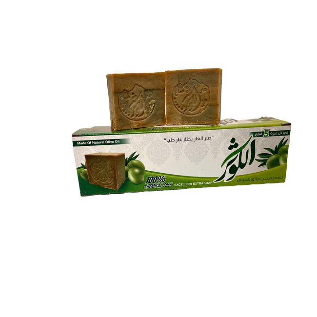 AL-KAWTHAR Extra Laurel Soap Bars (Set of 5) - Natural %35 Laurel Oil, %65 Olive Oil, Traditional Production.