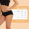 flintronic Women's Period Underwear, Menstruation Underpants, Cotton Period Briefs, Postpartum Briefs, Leak-Proof Menstruation Briefs, Red + Black + Purple + Blue