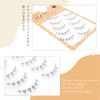 LASHIDOL False Eyelashes, Natural, Lower Eyelashes, Around the Eyelashes, Thin, Transparent Shaft, Handmade, Natural (Bottom lash no.04)