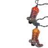 Kurt Adler 10-Light Boots with Glitter Indoor Light Set