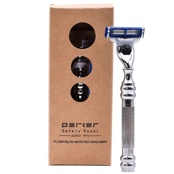 Parker safety razor mach3 chrome