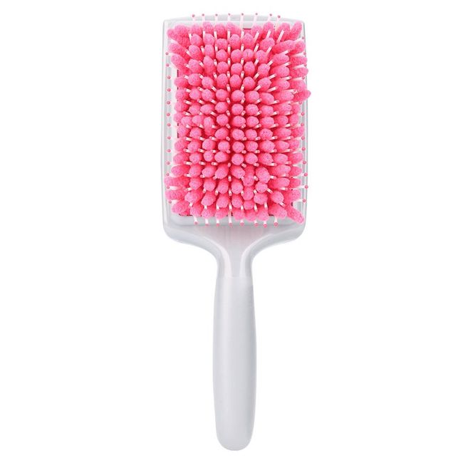 Besthomelife Quick Dry Hair Brush Absorbent Brush Hair Care Brush Towel Hair Brush Anti-Static (Pink)