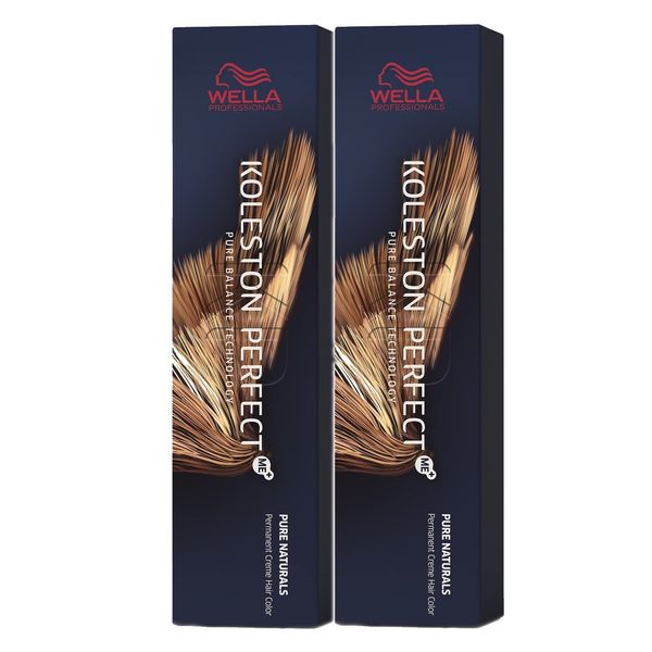 Wella Koleston Perfect ME+ 8/41 Light Blonde Red Ash 60 ml Pack of 2