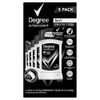 Degree Men UltraClear+ Antiperspirant Deodorant, Black & White, 2.7 Oz (5 Count)