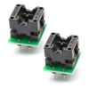 Hailege 2pcs SOIC8 SOP8 to DIP8 EZ Programmer Adapter Socket Converter Module with 150mil Wide-body Seat Programmer Adapter Socket