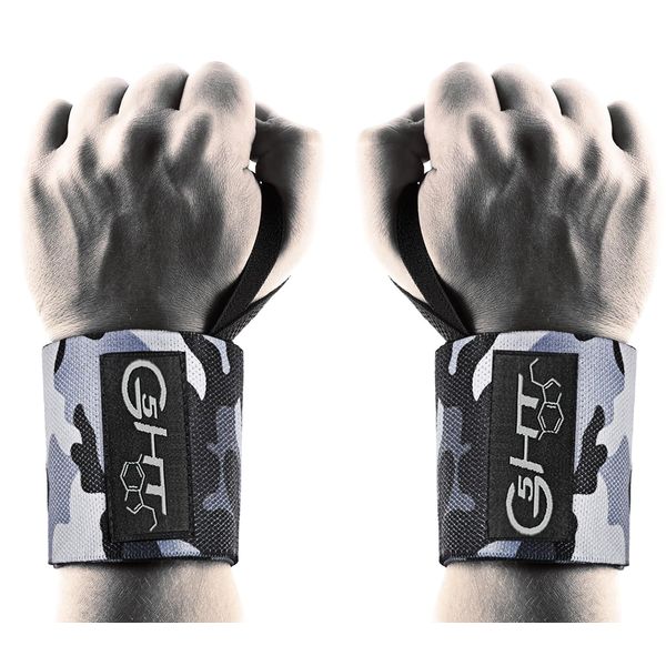 G5 HT SPORT Professionelle Fitness-Bandagen | Damen & Herren | Handgelenkbandagen für das Fitnessstudio | Bodybuilding Powerlifting Crossfit, Calistenics, Heben große Gewichte Wrist Wraps