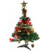 18" inch Tabletop Artificial Mini Christmas Pine Tree with LED Lights & Ornament