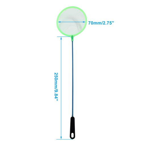 Verkelly Mini Brine Shrimp Net, Artemia Copepod Sieve Aquarium Fish Net Special Fine Artemia Sieve for Brine Shrimp Hatchery(2 Blue+2 Green)
