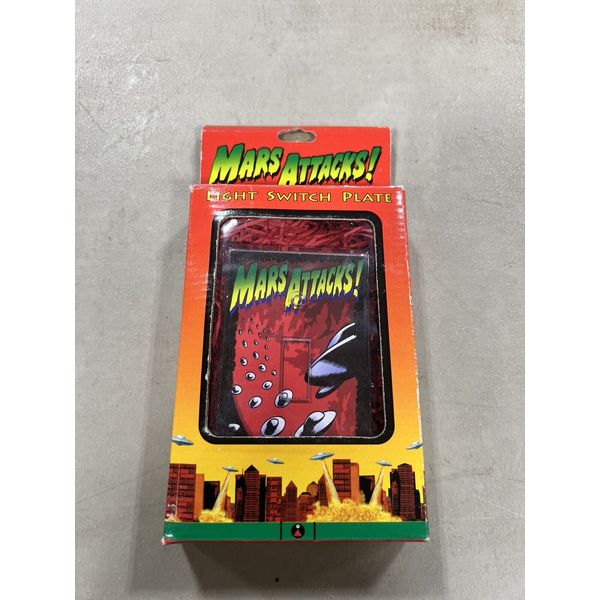 Mars Attacks Action Figure Light Switch Plate New Old Stock 1996 Primal Lite D25