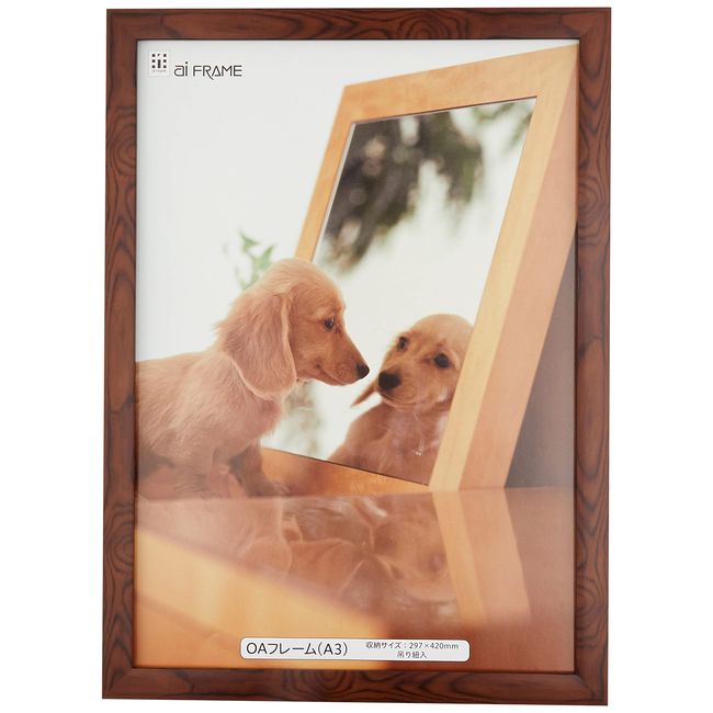 Iwata JOA-A3-BR Frame OA Frame, Resin Brown, A3