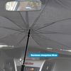 52" Foldable Car Windshield Sun Shade Umbrella Front Window Sunshade UV Umbrella