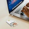 Recbot CAC Reader USB C, CAC Reader Military, DOD Military USB C Common Access CAC Smart Card Reader, Compatible with Windows, Mac OS and Linux (White)