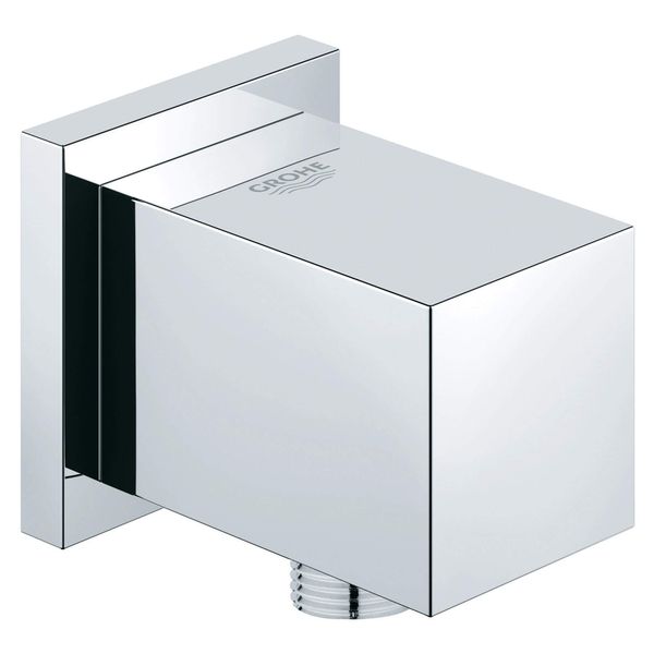 GROHE 26634000 Euphoria Cube Shower Wall Union, Starlight Chrome