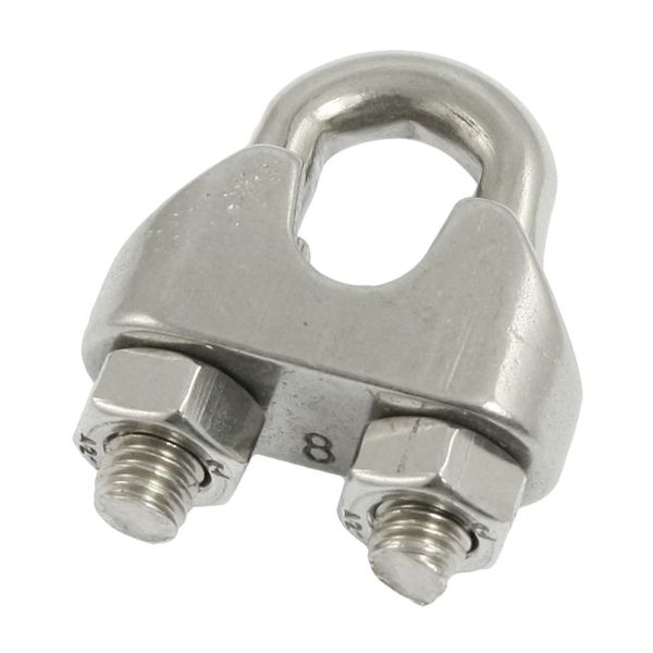 Stainless Steel Cable Clip Saddle Clamp for 5/32" 8mm Wire Rope