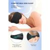 Sleep Mask, 2-Pack of Super Soft and Comfortable 3D Drowsy Sleep Mask, 100% Blackout Sleep Aid Eye Mask for Side Sleepers with Adjustable Straps, Suitable for Travel, Lunch Breaks, Meditation