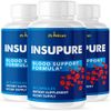 Insupure- Blood & Heart Support- 3 Bottles- 180 Capsules