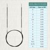 KnitPro Karbonz Fixed Circular Needles 32" (80cm) | 2.25 mm
