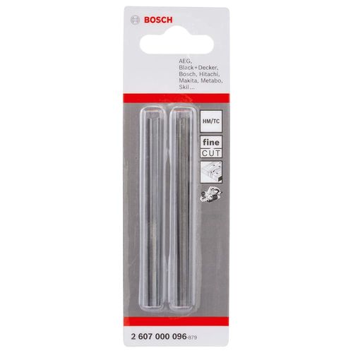 Bosch Professional 2607000096 Planer Blades (Pack of 2), Silver, 17cm x 7.8cm x 0.2cm