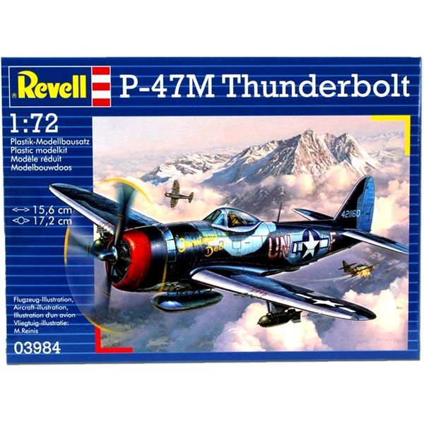 Revell 03984 P-47 M Thunderbolt 1:72 Scale Unbuilt/Unpainted Plastic Model Kit