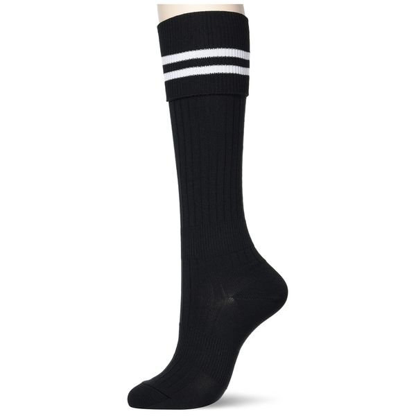 Zett ZFS2000 Soccer Socks (2 Lines) White x Black