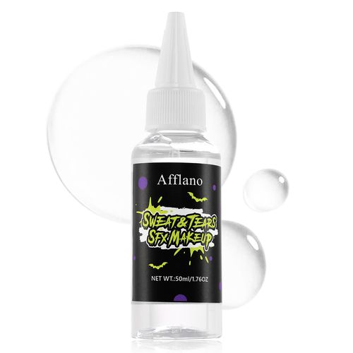 Sweat & Tears Sfx Makeup, Realistic Fake Tears and Sweat Dripping Special Effects Halloween Makeup, Safe Hypoallergenic Monster Fx Sweat and Tears, Liquid Dramatized Thick Tears for Movies Cosplay