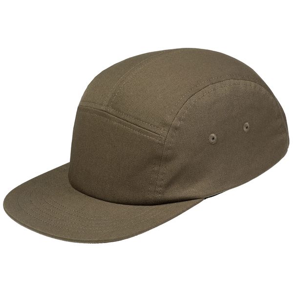 Pembroke® 5 Panel Cap, 100% Cotton, Adjustable Size, olive, One Size