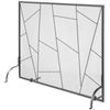 VEVOR 35.6"x28.4" Fireplace Screen 1-Panel Iron Mesh Spark Guard Modern