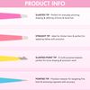 Brushworks Combination Tweezers Set of 4 Neon