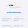 Buacoz MPO/APC Fiber Optic Loopback Tester Cable,Singlemode - 50/125μm MPO/12 Core Female, Fiber Optic Loopback Plug Adapter, for Testing Applications