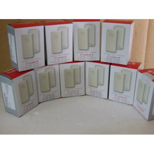 Lot of 10 Ecolink WST-212 Honeywell Compatible Wireless Door/Window Sensors