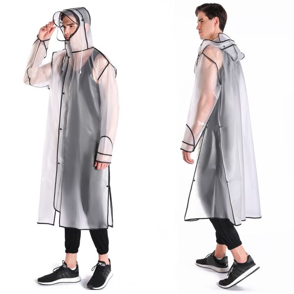 BOSUDA Raincoat, Fashionable Rain Gear, Men's, Women's, Raincoat, Bicycle, Backpack, Multi-functional, Waterproof, Windproof, Durable, Heavy Rainfall, Rainy Season, Commuting to School or Work,