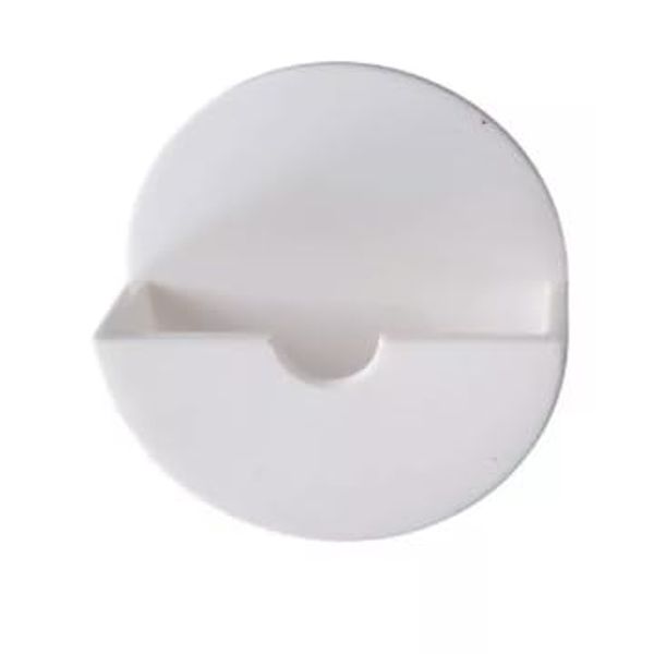 TRTO 1Pcs Self-Adhesive White Kitchen Bath Basin Plug Holder - Tidy Storage Solution for Sink Accessories
