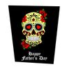Sugar Skull and Roses Father's Day Card