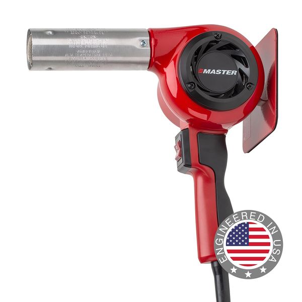 Master Appliance HG-801D Industrial Heat Gun, Quick Change Plug-In Heating Element, 1400° F, 120V, 2220W, 18.5 Amps, Assembled In USA