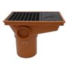 110mm Underground Drainage Rectangular Hopper with Spigot End
